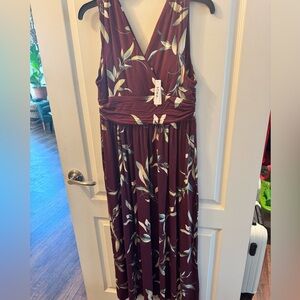 Soma Maxi Dress Floral Sleeveless